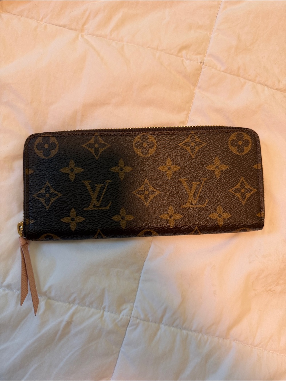 Louis Vuitton Monogram Zip-Around Wallet - Brown/Gold Monogram